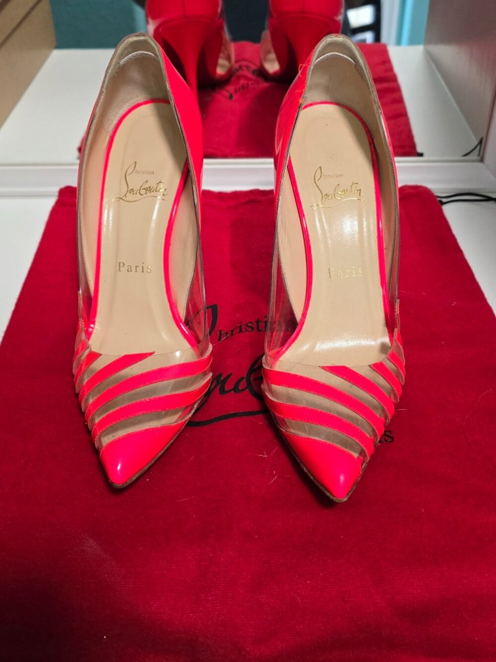 Christian Louboutin Pivichic 100 Pink 37